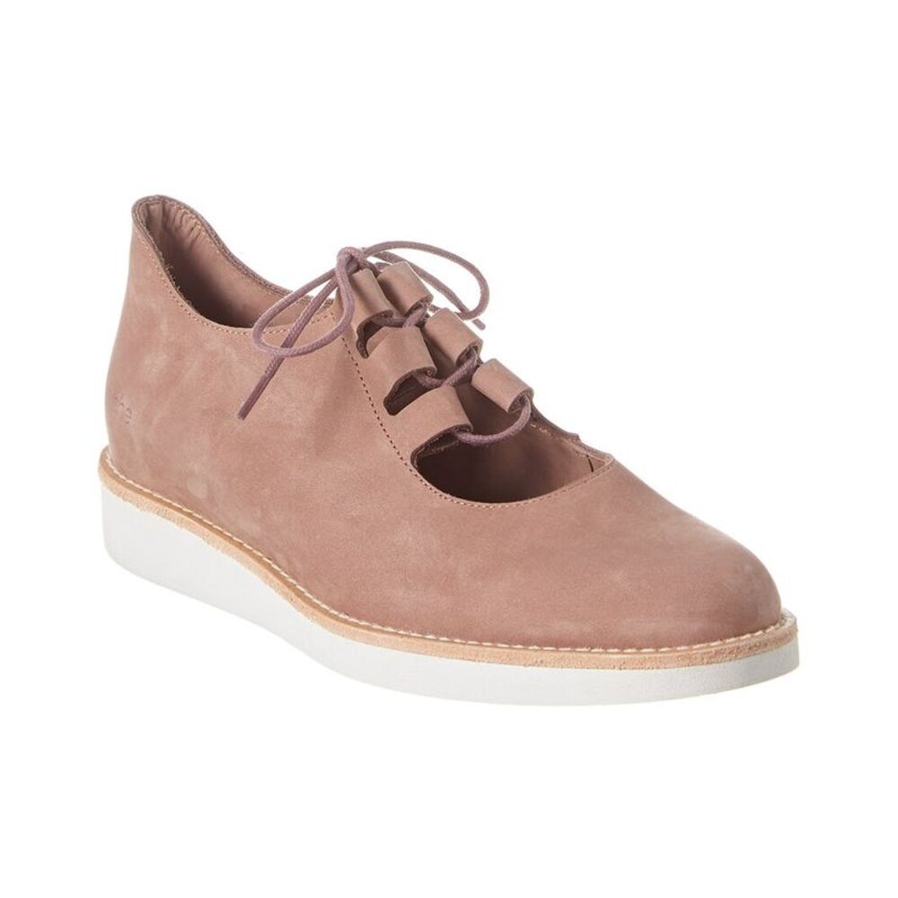 Arche Danako Leather Wedge Sneaker, Pink